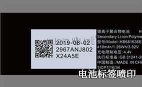 R1電池標簽可變噴印系統技術參數 Technical Parameters