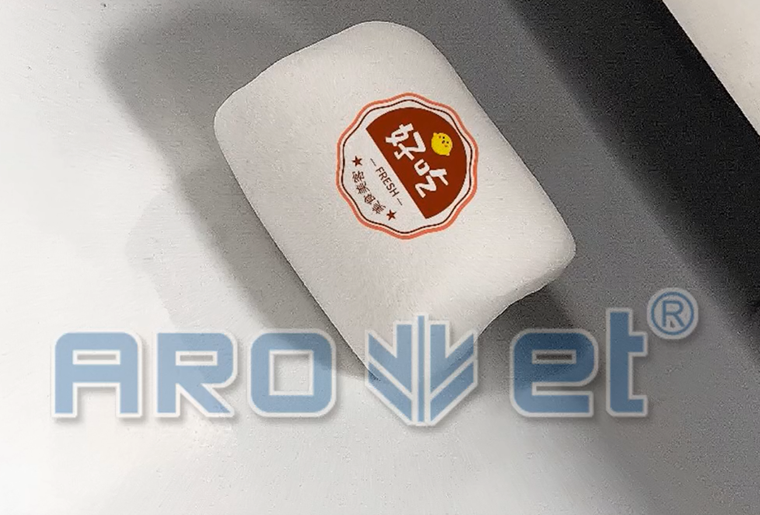 阿諾捷S-2彩色噴墨設備在棉花糖上噴印個性圖案
